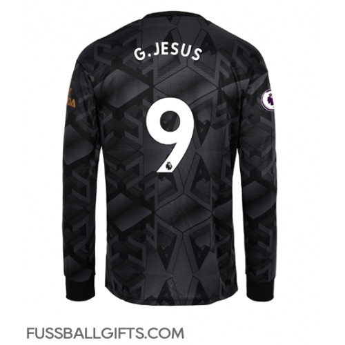 Arsenal Gabriel Jesus #9 Fußballbekleidung Auswärtstrikot 2022-23 Langarm